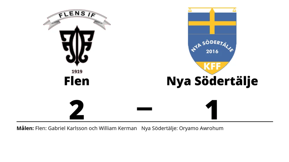 Flens IF vann mot Nya Södertälje KFF
