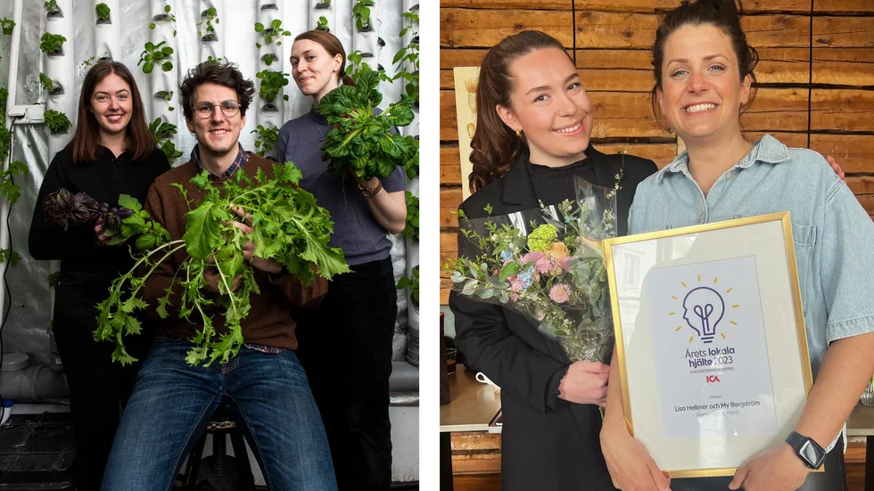 Containing Greens i Luleå och Pensionatet i Piteå har vunnit Icas entreprenörspris 2023.