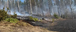 Varning: Risk för gräsbränder
