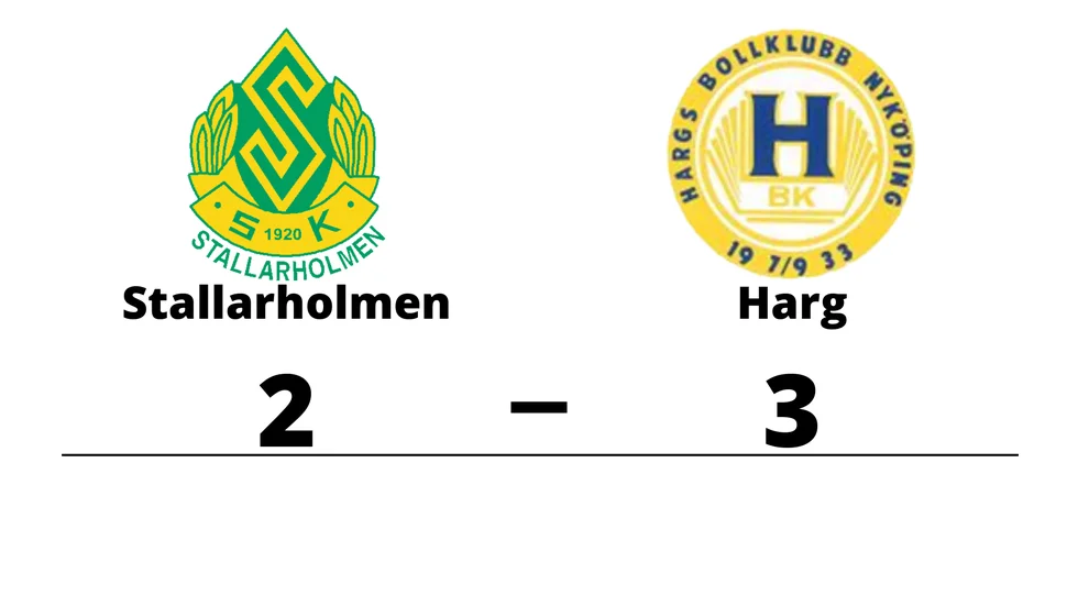 Stallarholmens SK förlorade mot Hargs BK