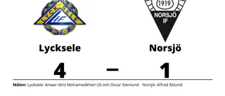 Alfred Eklund enda målskytt när Norsjö föll