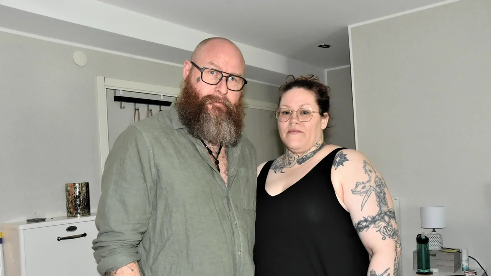 Magnus Fennhagen och Beatrice Torneus är två av dem som drabbades av branden på Hertsön i Luleå. 