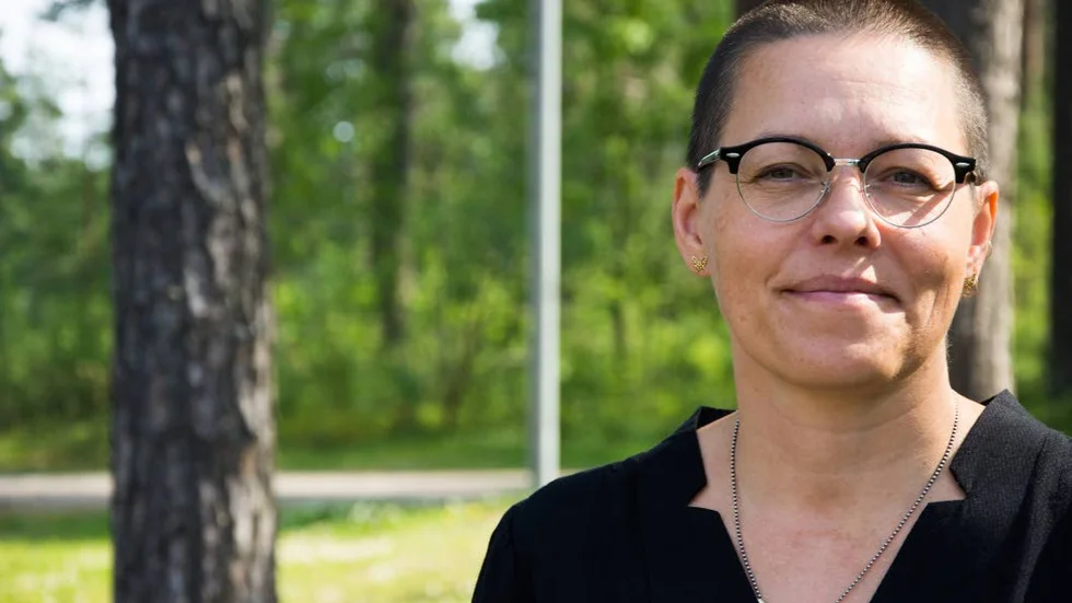 Konstnären Victoria Andersson.