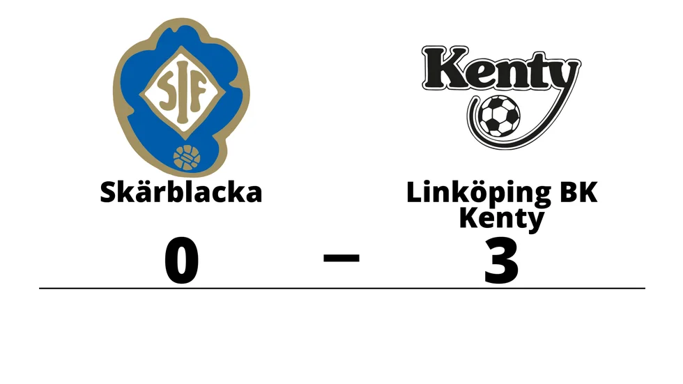 Skärblacka IF förlorade mot BK Kenty