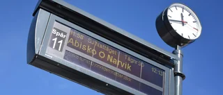 Större stopp i tågtrafiken