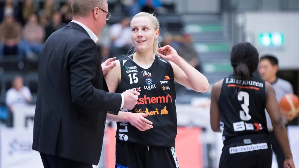 Succé. Elin Lomgren stod för 18 poäng mot Norrköping.