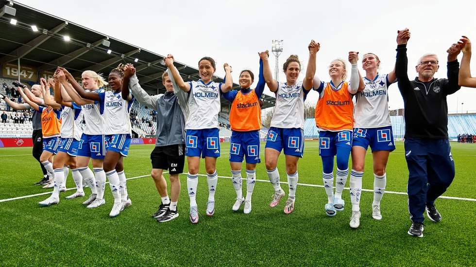 IFK firade framför Curva Nordahl efter tre poäng mot Djurgården.