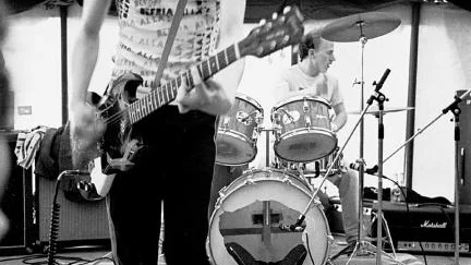 En bok om svensk punk är inte komplett utan Joakim Thåström och Ebba Grön. Bild: MICKE BORG