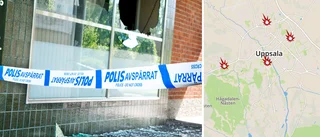 Sex handgranater på 13 månader i Uppsala