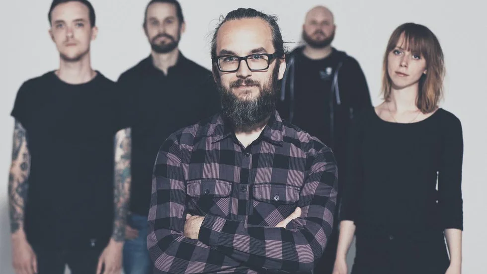 Uppsalagruppen Döda havet. Från vänster: Martin Pettersson, Peter Lindholm, Staffan Winroth, Lawrence Mackrory och Julia Stensland.