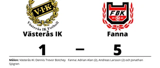 Fanna tog kommandot från start mot Västerås IK