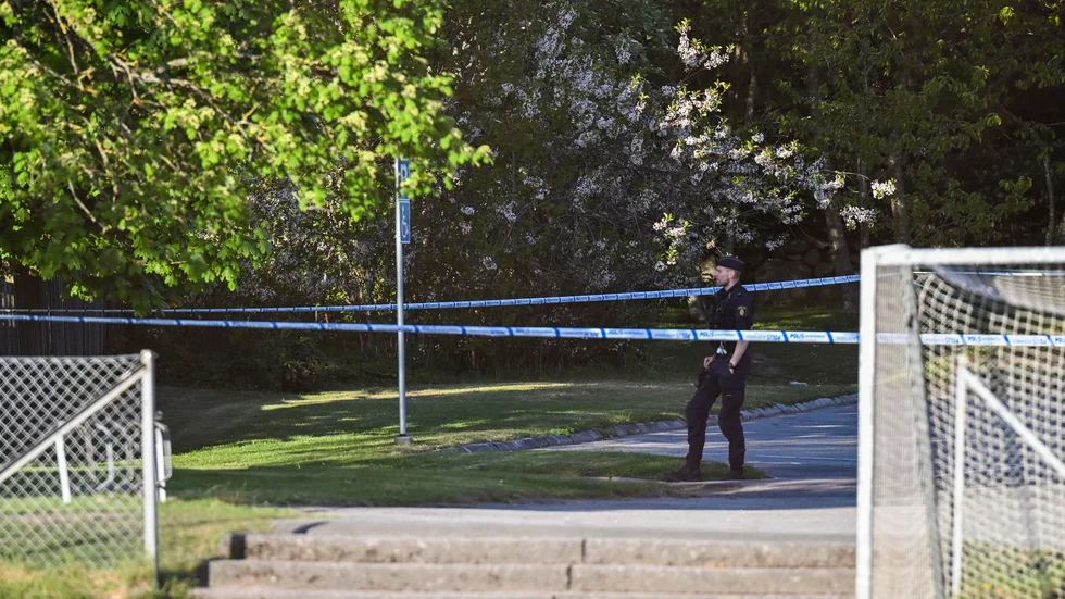 Två män i 20-årsåldern sköts i Askim i Göteborg i maj. Arkivbild.
