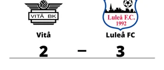 Uddamålsseger när Luleå FC besegrade Vitå
