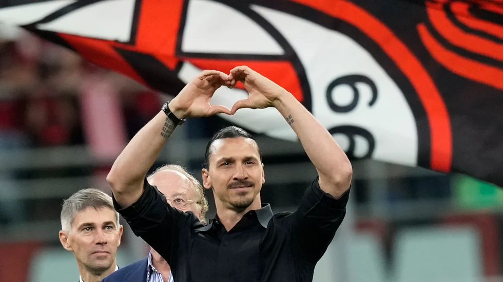 Kronprinsessan med familj tackar Zlatan Ibrahimovic på Instagram.