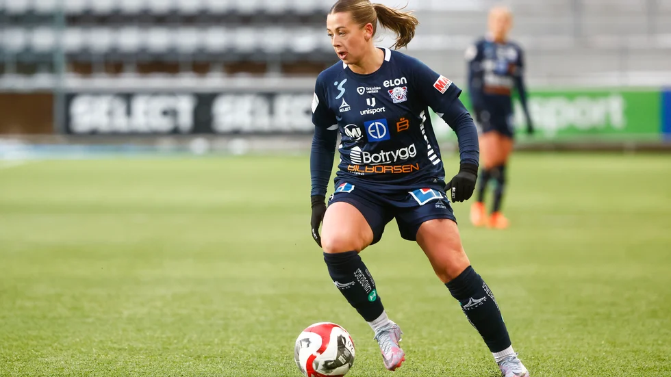 Cornelia Kapocs blev tvåmålsskytt när Linköping krossade Djurgården med 4–1 för andra gången på fyra dagar. Arkivbild.