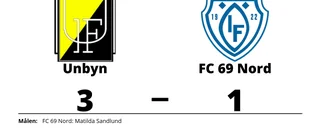 Unbyn tog kommandot från start mot FC 69 Nord