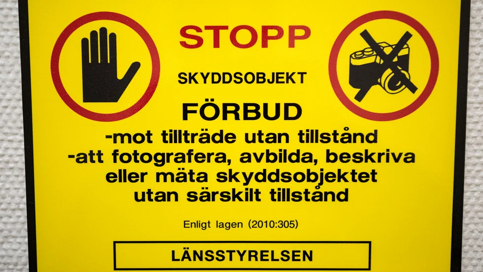 Ett tips: Om du ser en sådan här skylt bör du låta bli att fotografera. 