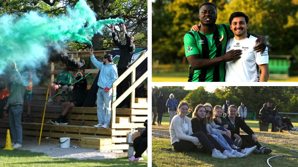 Det var stor derbyfest på Karlbergsplan under fredagkvällen. Derby mot Kenty.