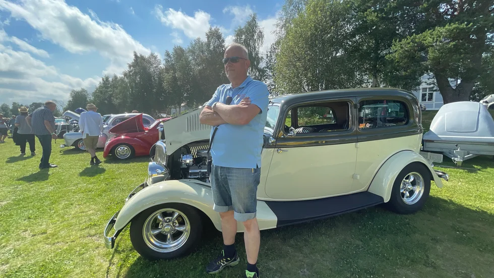 Kåre Mogenmark,ordförande i föreningen Classic motor meet.