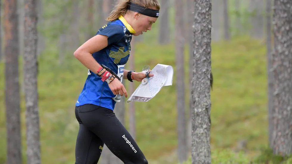 Tove Alexandersson tog silver i långdistans. Arkivbild.