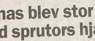 Ur PT:s arkiv: ”Du blir liten för evigt"