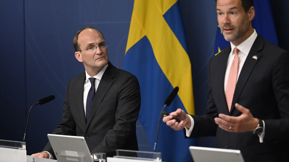 Jakob Granit, generaldirektör Sida och Johan Forsell (M), bistånd och utrikeshandelsminister