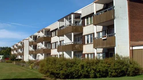 Det är husen nr 9 och 10 som ska rivas på Trojenborg. Tidpunkten är inte bestämd ännu.Bild: ANDERS JACOBSSON