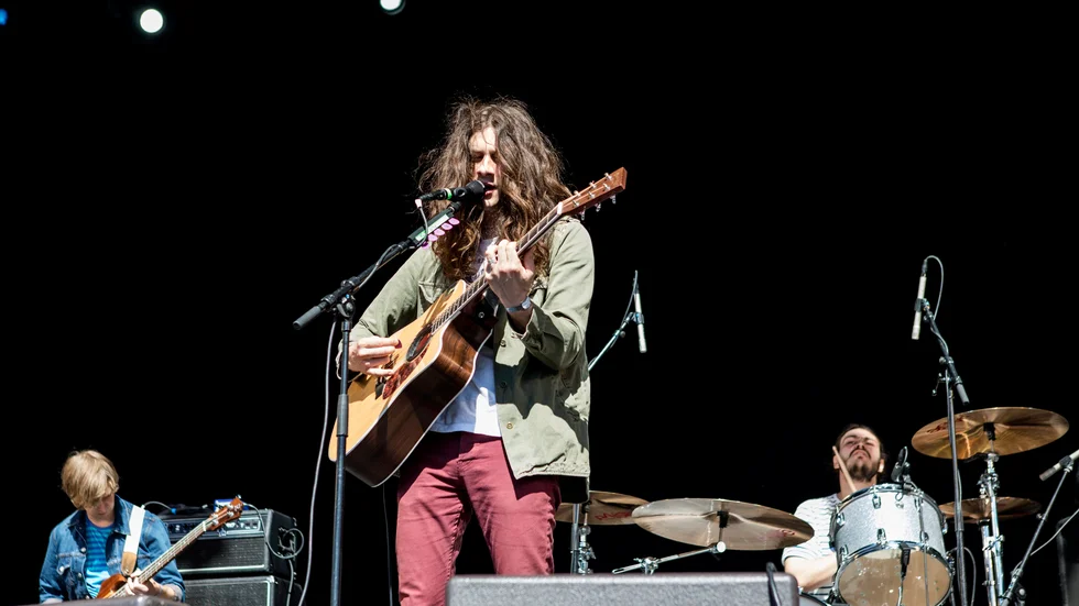 Amerikanska indie rock-bandet Kurt Vile and the Violators på Hultsfredsfestivalen 2013.