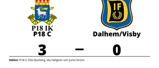 Klar seger för P18 C mot Dalhem/Visby på Säve