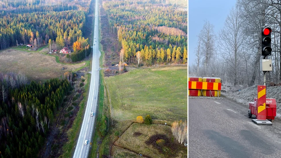 Ombygget på riksväg 56 är ett av de projekt som kommer göra Sörmlands vägar tryggare. 