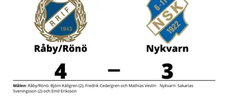 Råby/Rönö vann efter otrolig vändning mot Nykvarn