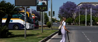 Rekordtidig värmebölja i Spanien
