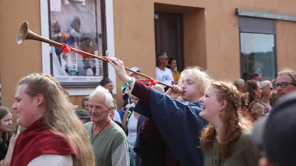 Invigningen av Medeltidsveckan 2024.