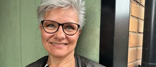 Här kopplar Catrin av efter traskandet på fabrikens betonggolv