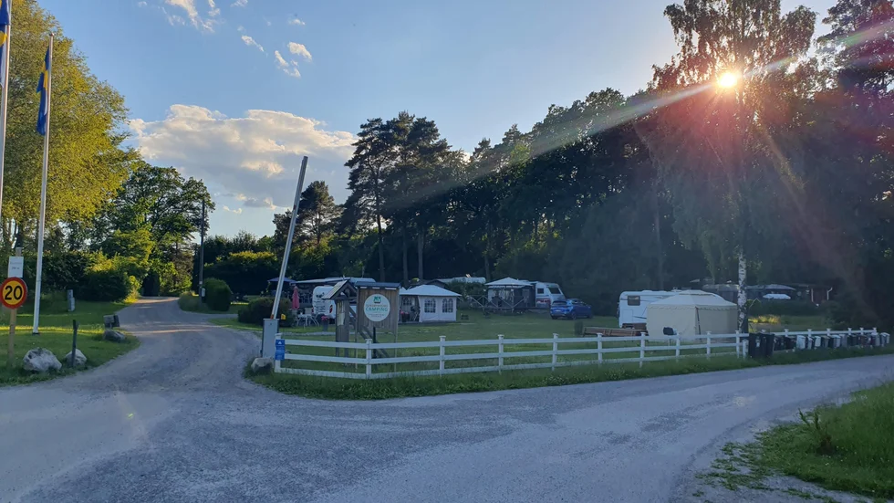 Sundbyholms camping utanför Eskilstuna.