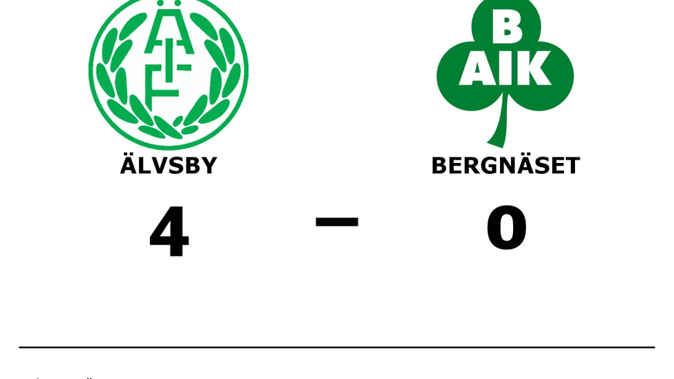 Älvsby IF vann mot Bergnäsets AIK 2