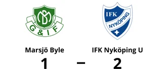 IFK Nyköping U vann borta mot Marsjö Byle