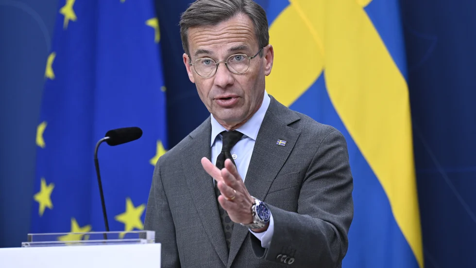 Statsminister Ulf Kristersson (M).