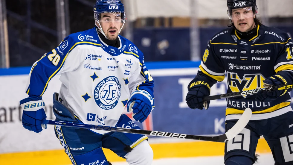 Erik Olhans-Lind medverkade i 17 SHL-matcher med Leksand under förra säsongen.