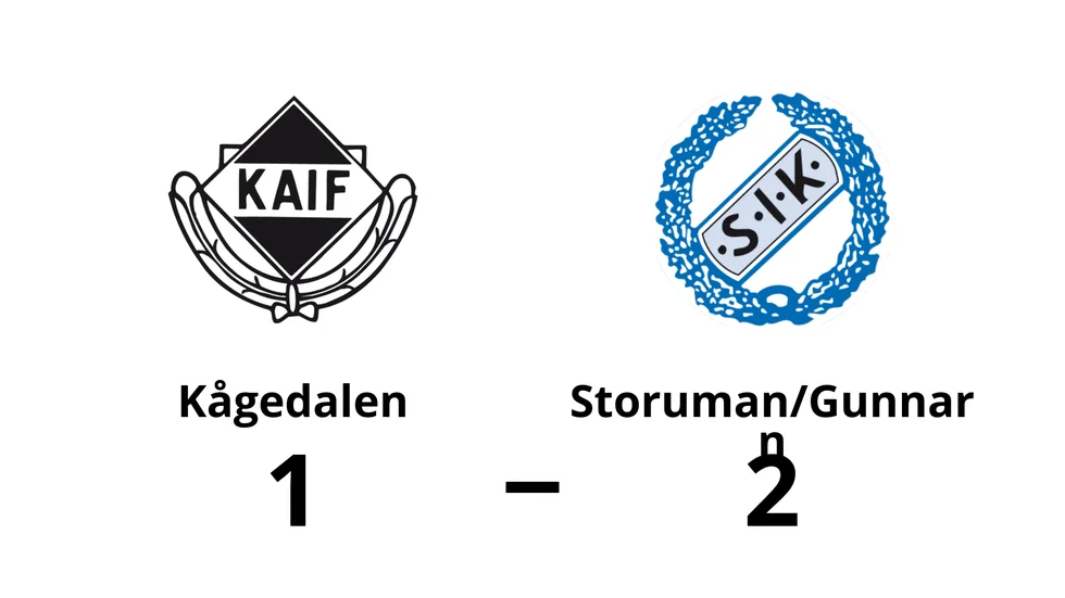 Kågedalens AIF förlorade mot Storuman/Gunnarn