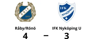 Mål av Anton Barouma och Liam Thunström räckte inte för IFK Nyköping U