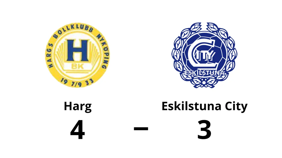 Hargs BK vann mot Eskilstuna City