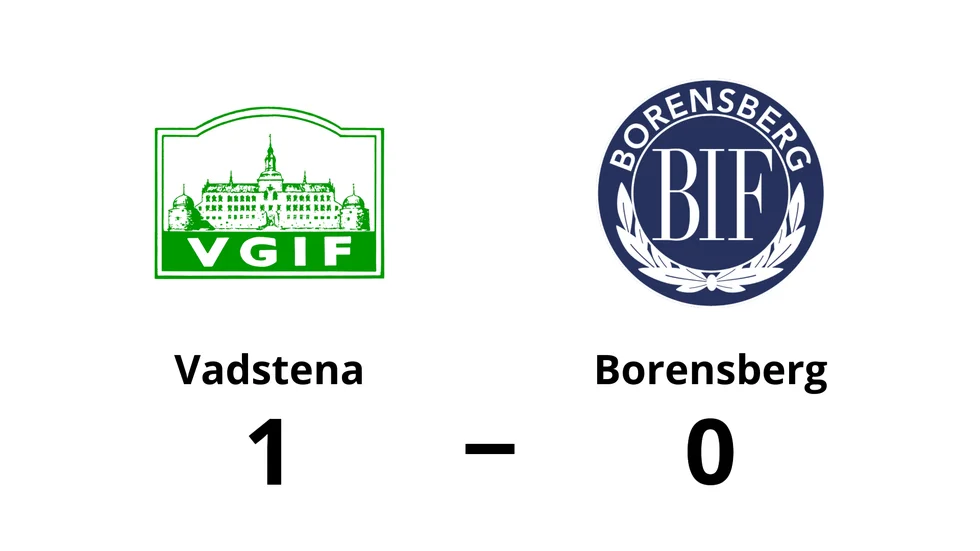 Vadstena GIF vann mot Borensbergs IF FK