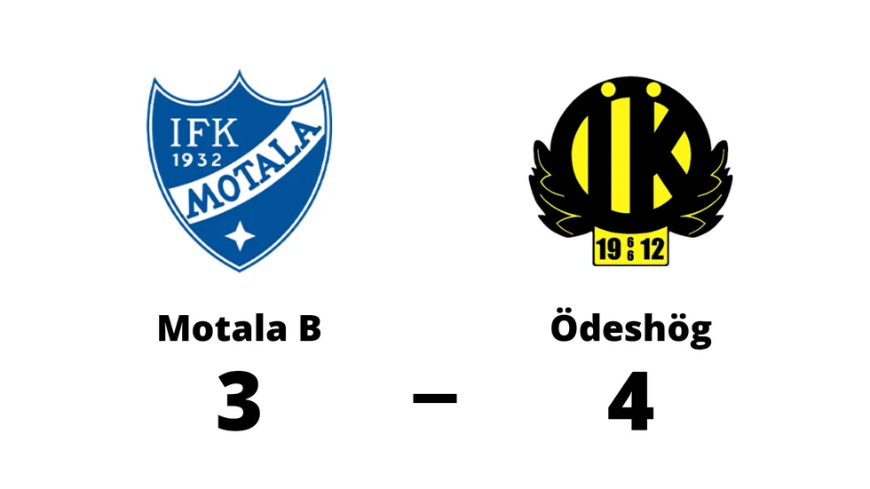 IFK Motala FK B förlorade mot Ödeshögs IK
