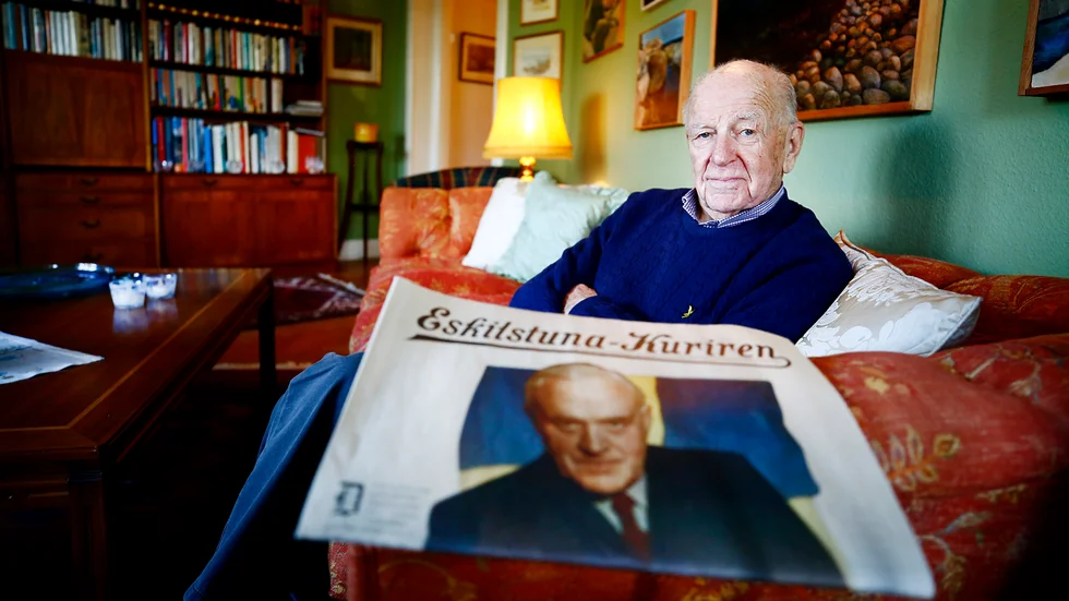 Lennart Ohlsson-Leijon minns tidningsmannen Carl-Gustav "Cege" Carlson.