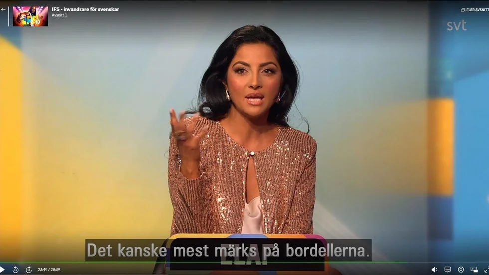 Många har upprörts över skämtet i programmet "IFS – Invandrare för svenskar" på SVT.