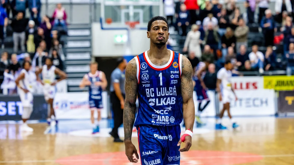 BC Luleås Charles Matthews var på bäst på plan – men ändå en förlorare.