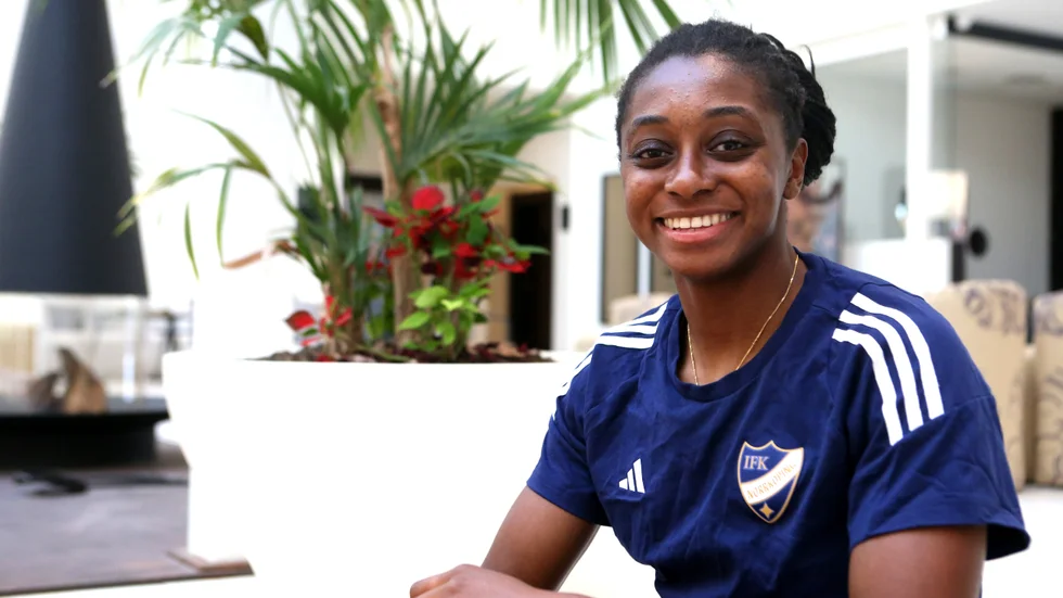 Maya Antoine valde IFK när det inte blev något med Washington. "Det var menat att bli", säger hon om flytten till Norrköping. 