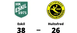 Eskil vann klart hemma mot Hultsfred