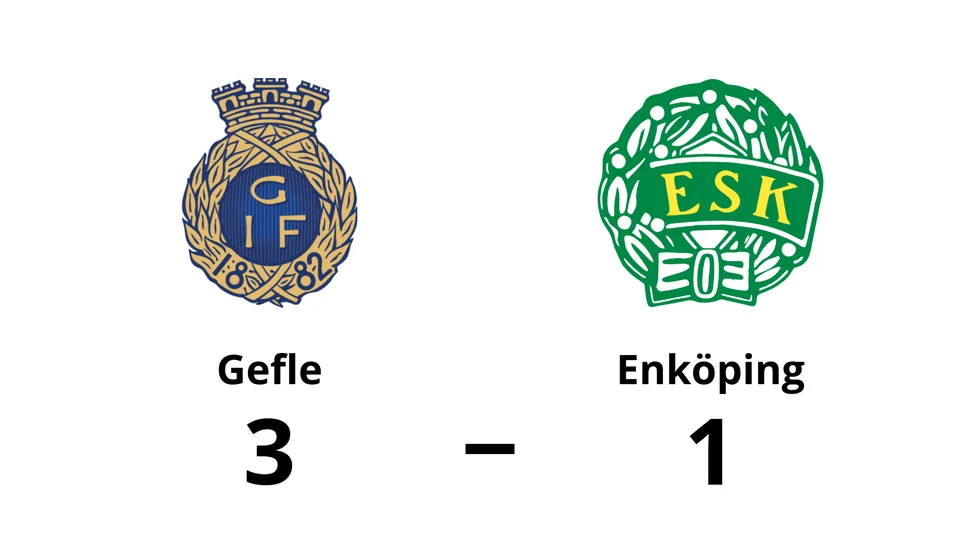 Gefle IF FF vann mot Enköping
